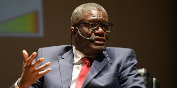 Le prix Nobel de la Denis Mukwege.
