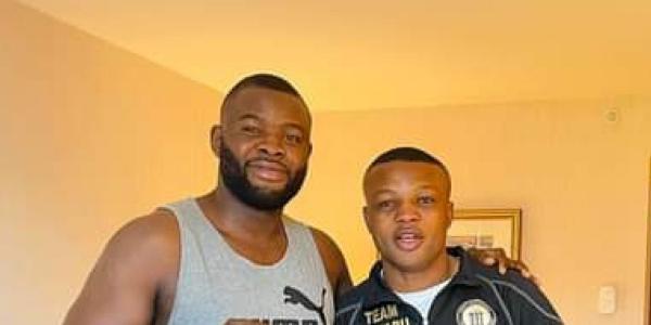 Les boxeurs Martin Bakole et Junior Ilunga Makabu 