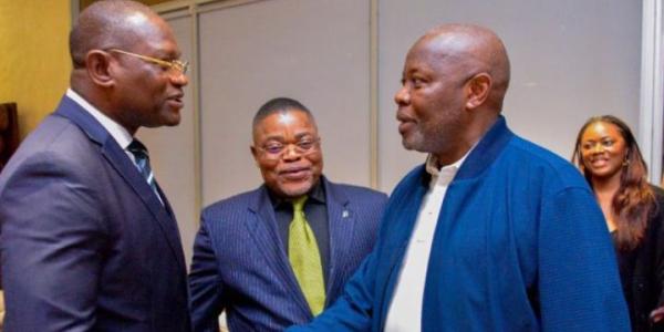 Arrivée du ministre de l'Economie Vital Kamerhe à Abidjan