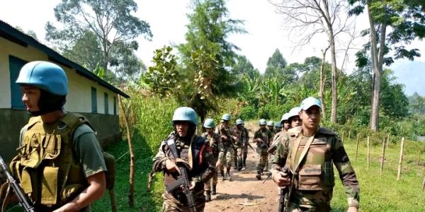 Les casques bleus marocains dans l'Est