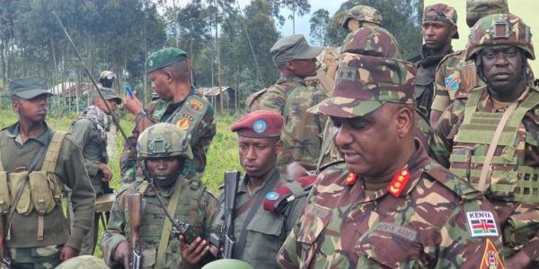 Les troupes de l'EAC