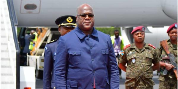 Arrivé de Félix Tshisekedi à Lubumbashi 