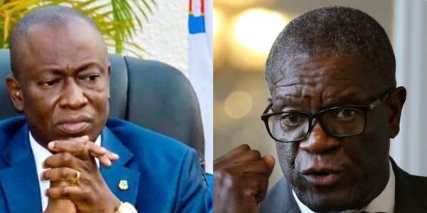 Augustin Kabuya et le docteur Denis Mukwege 