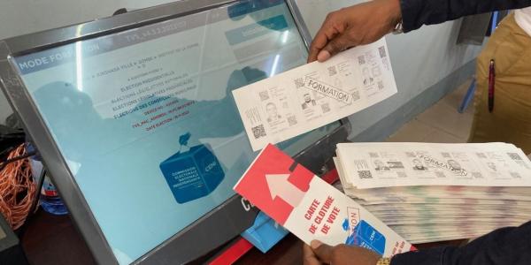 Photo d'illustration d'une machine à voter 