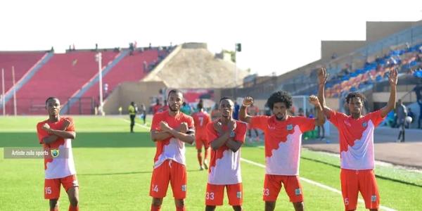 Les joueurs du Daring Club Motema Pembe 