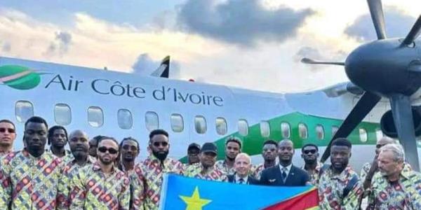 Arrivée des Léopards en Côte d'Ivoire 