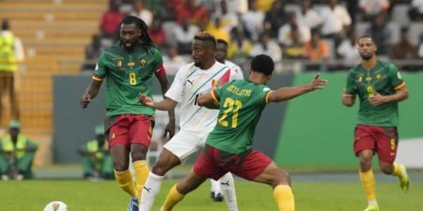 Cameroun vs Guinée au stade de Yamoussoukro 