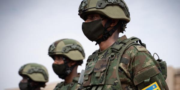 Les militaires rwandais 