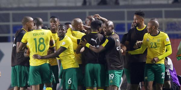 Les joueurs Sud Africains 