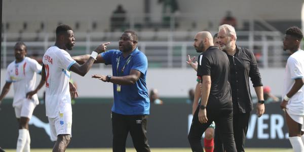 Altercation après match RDC vs Maroc 