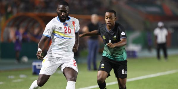 Arthur Masuaku lors du match contre la Tanzanie 