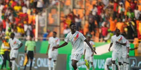 Les joueurs de la Guinée Conakry 