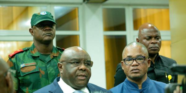 Jean-Pierre Bemba au sortir du Conseil Supérieur de la défense 