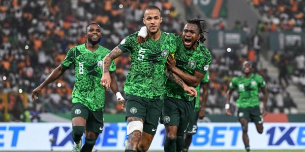 Les joueurs Nigérians 