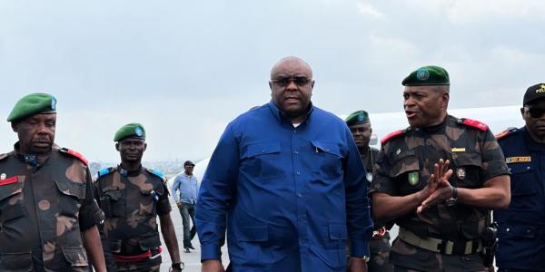 Jean-Pierre Bemba à Goma ce 9 février 