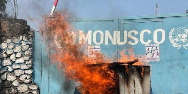 Manifestation anti-Monusco à Goma
