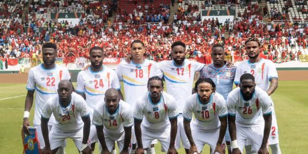 Les Léopards lors de la CAN Côte d'Ivoire 2023 