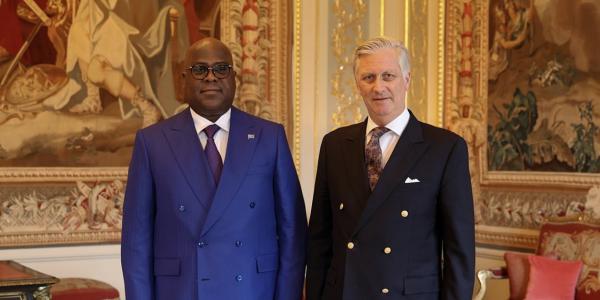Félix Tshisekedi et le Roi Philippe 