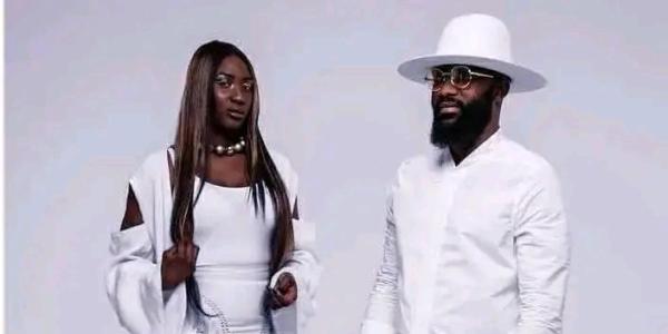 Fally Ipupa et Aya Nakamura lors du tournage du clip Bad Boy 