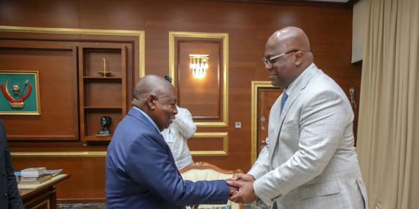 Félix Tshisekedi et Simon Kimbangu Kiangani 