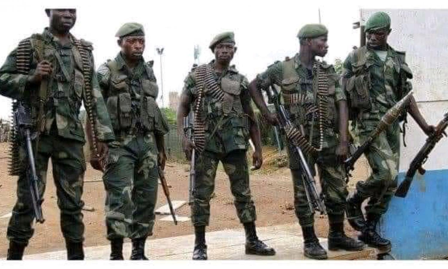 Les militaires congolais 