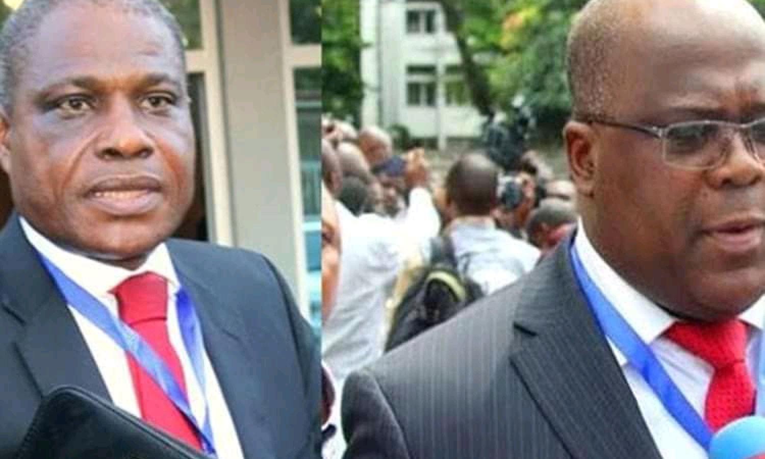 Martin Fayulu et Félix Tshisekedi 