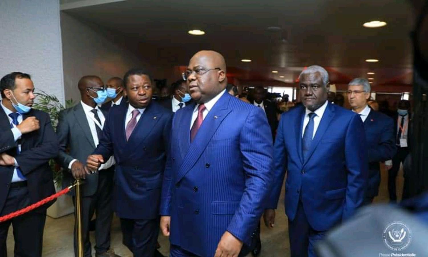 Félix Tshisekedi en Côte d'Ivoire 
