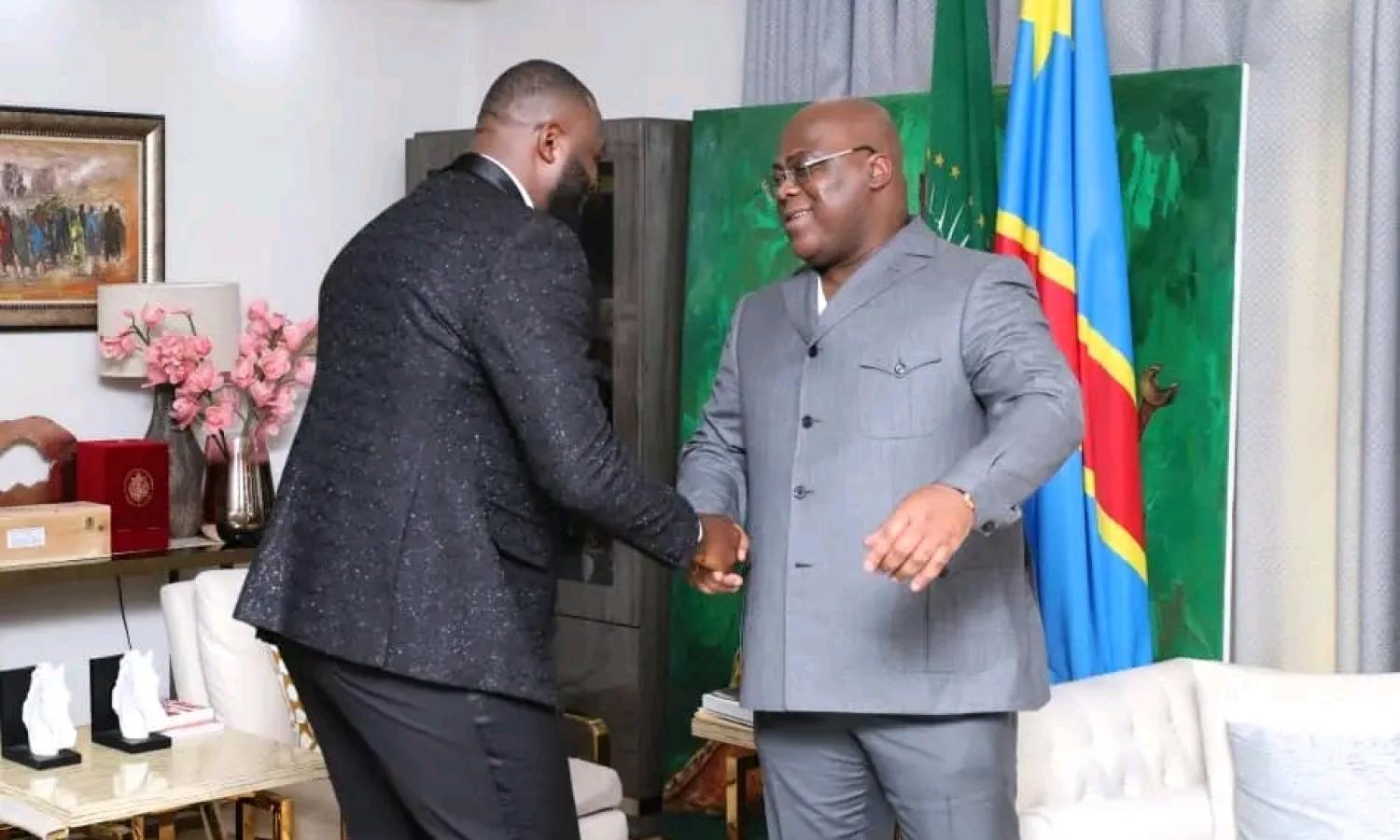 Félix Tshisekedi reçoit Martin Bakole 