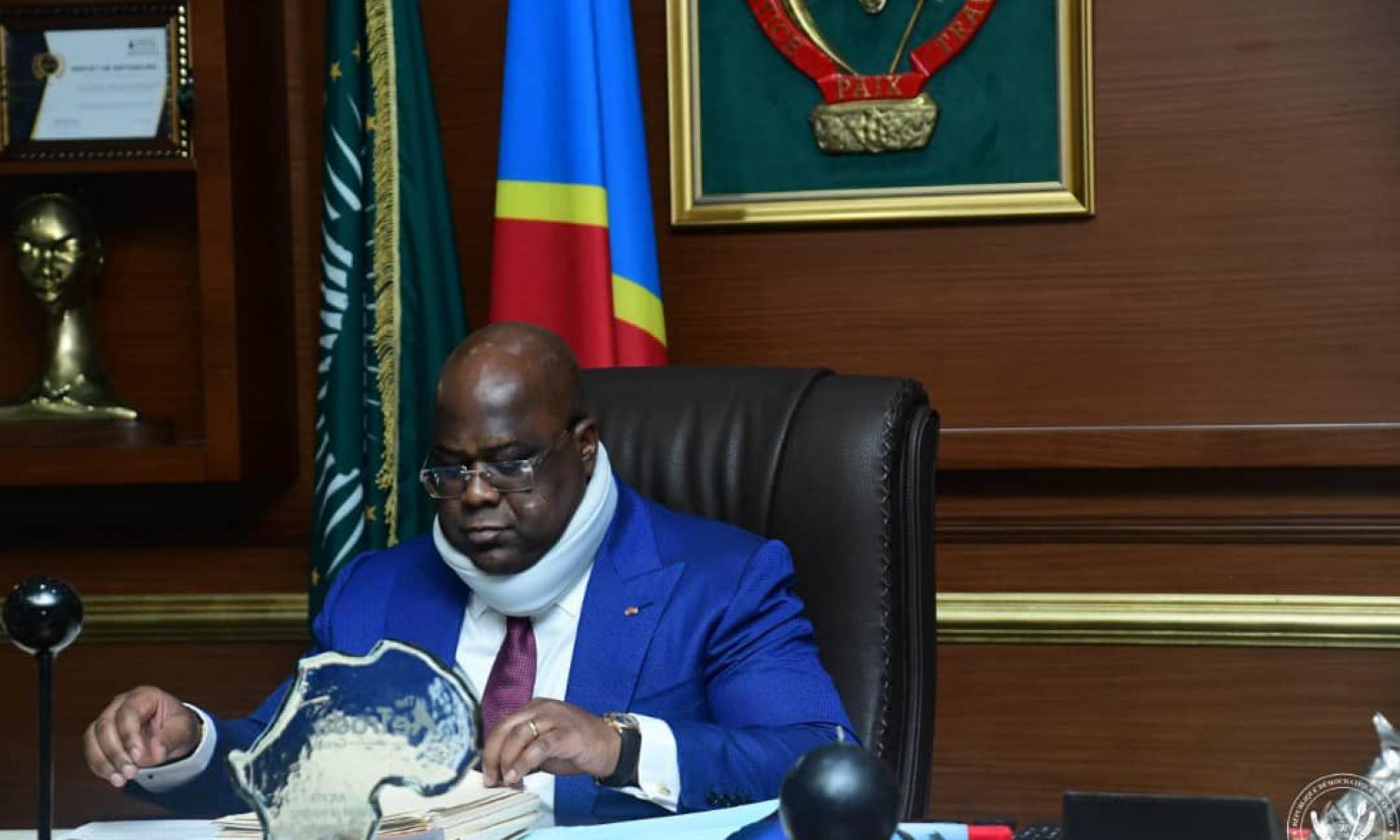 Félix Tshisekedi lors de la 54è réunion du conseil des ministres 