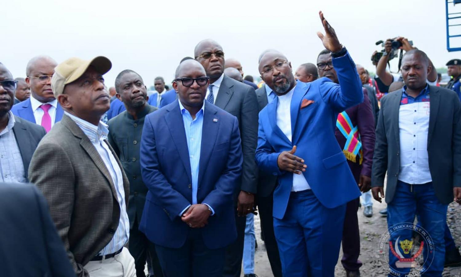 Sama Lukonde inspecte les travaux d'aménagement du site de Ndolo