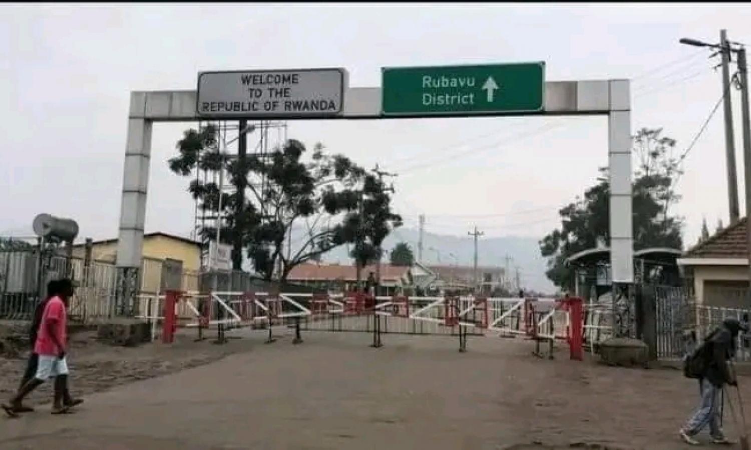 Frontière RDC-Rwanda à Goma 
