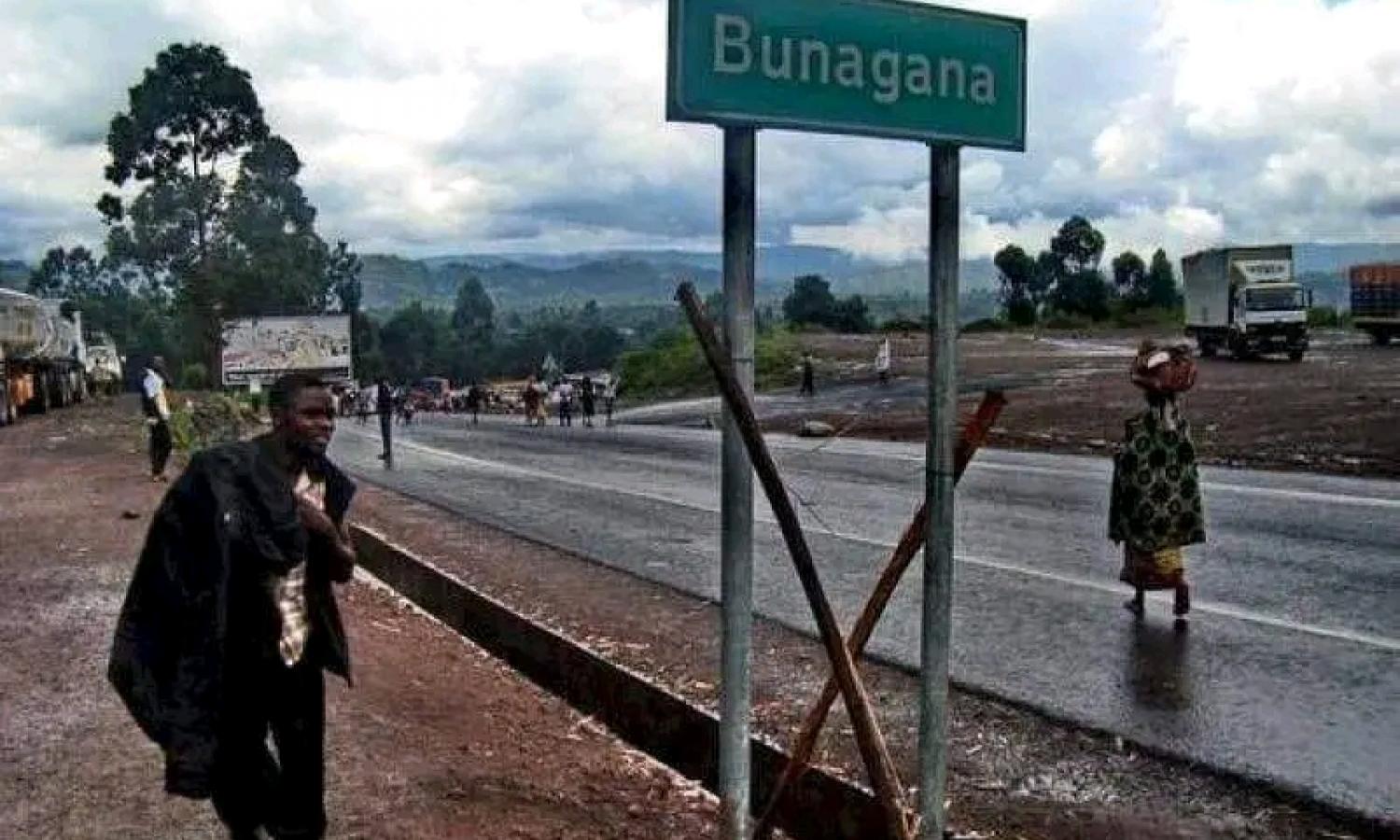 Le poste frontalier de Bunagana