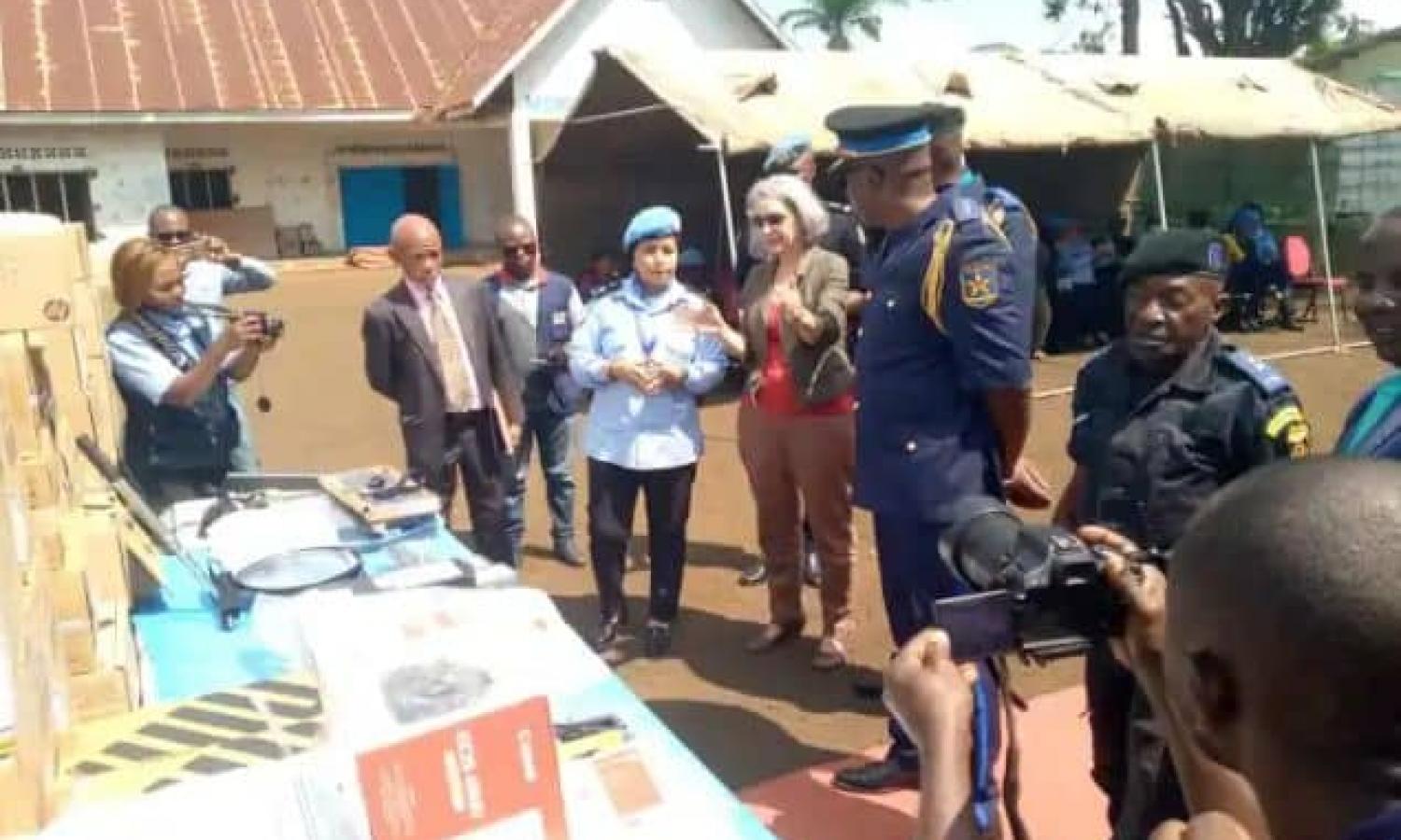 La police de Beni dotée des détecteurs des explosifs par la MONUSCO