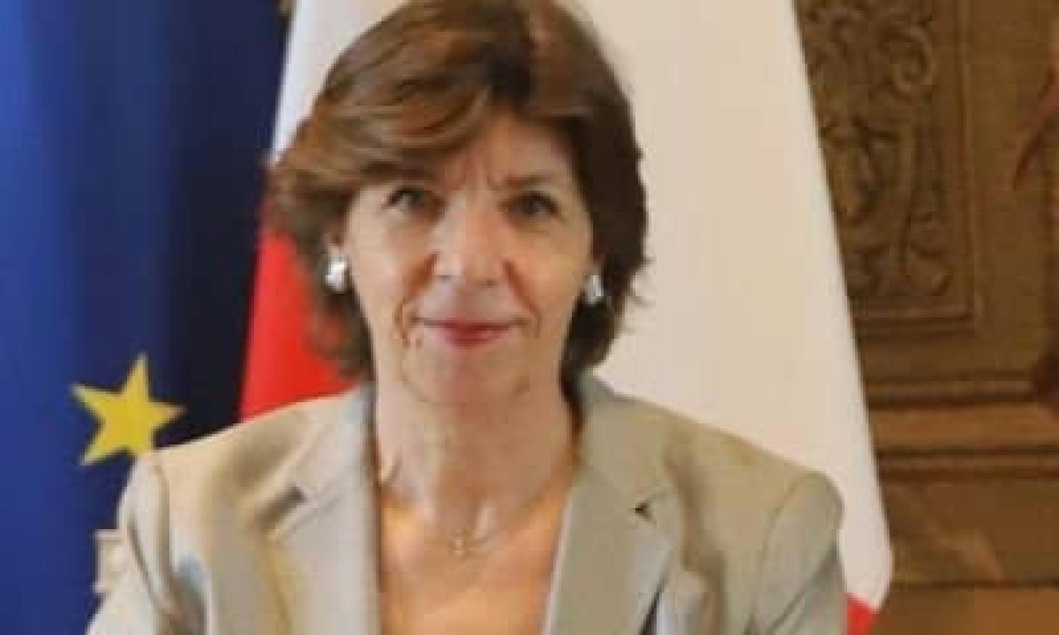 La ministre française des Affaires étrangères Catherine Colonna