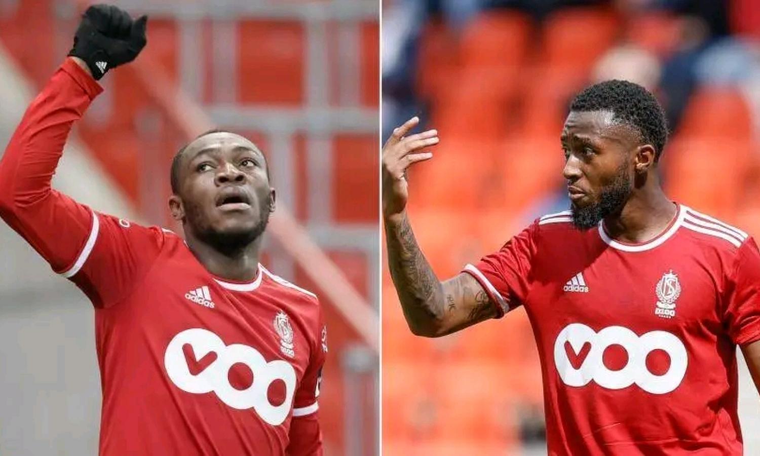 Jackson Muleka à droite et Samuel Bastien à gauche 