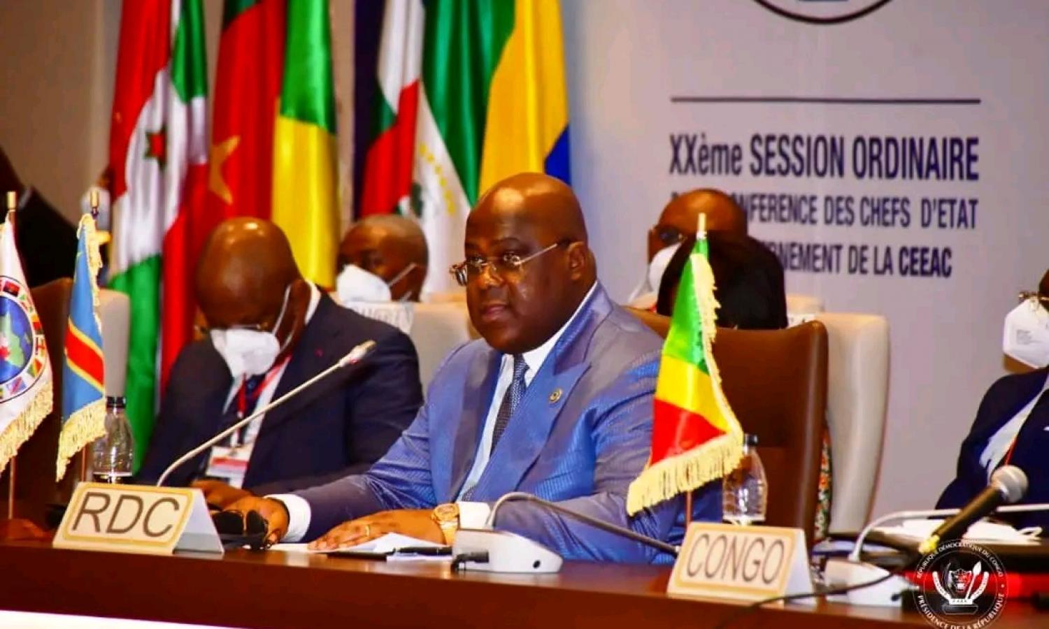 Le Président en exercice de la CEEAC, Félix-Antoine Tshisekedi Tshilombo