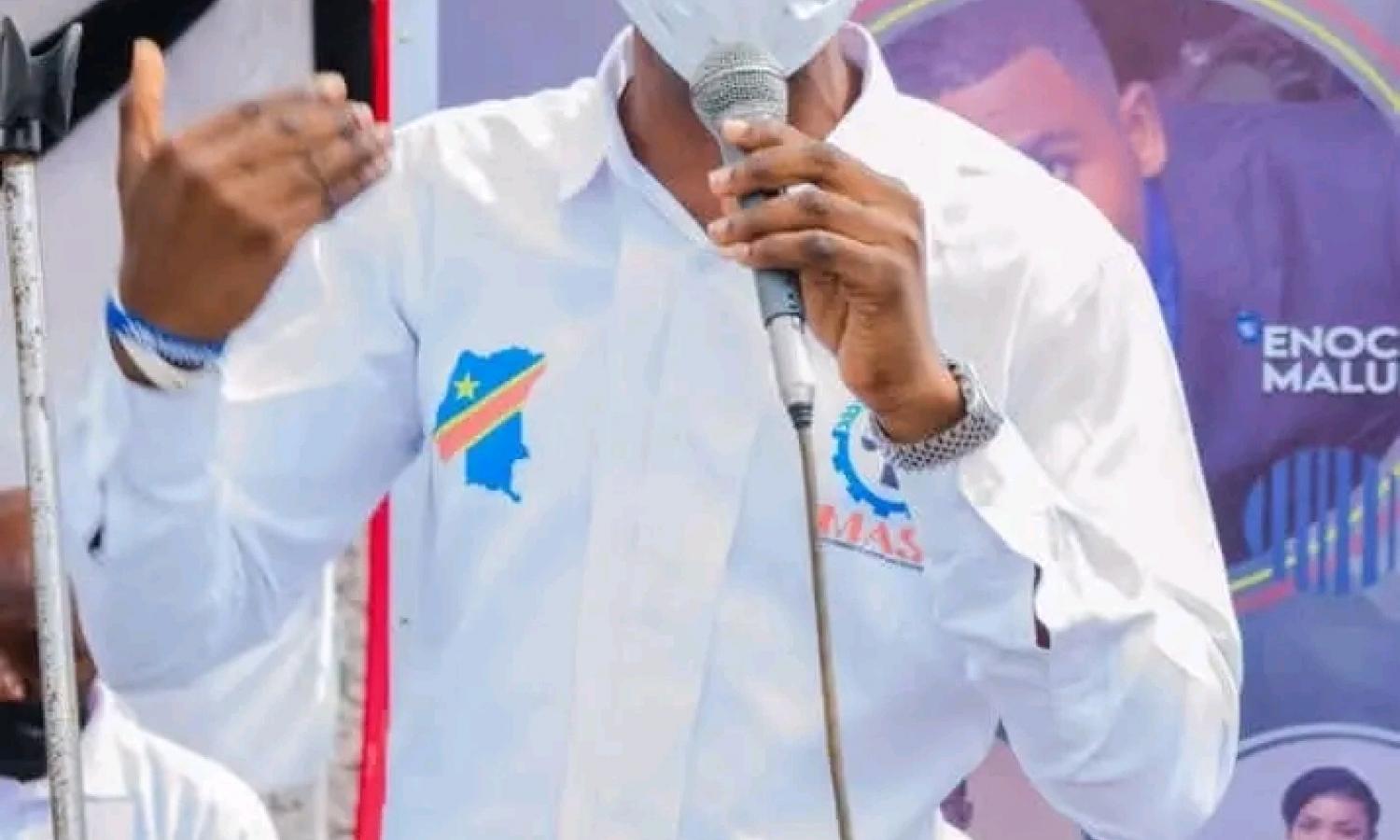 Le coordonnateur national du mouvement citoyen MAS, Enoch Malumalu