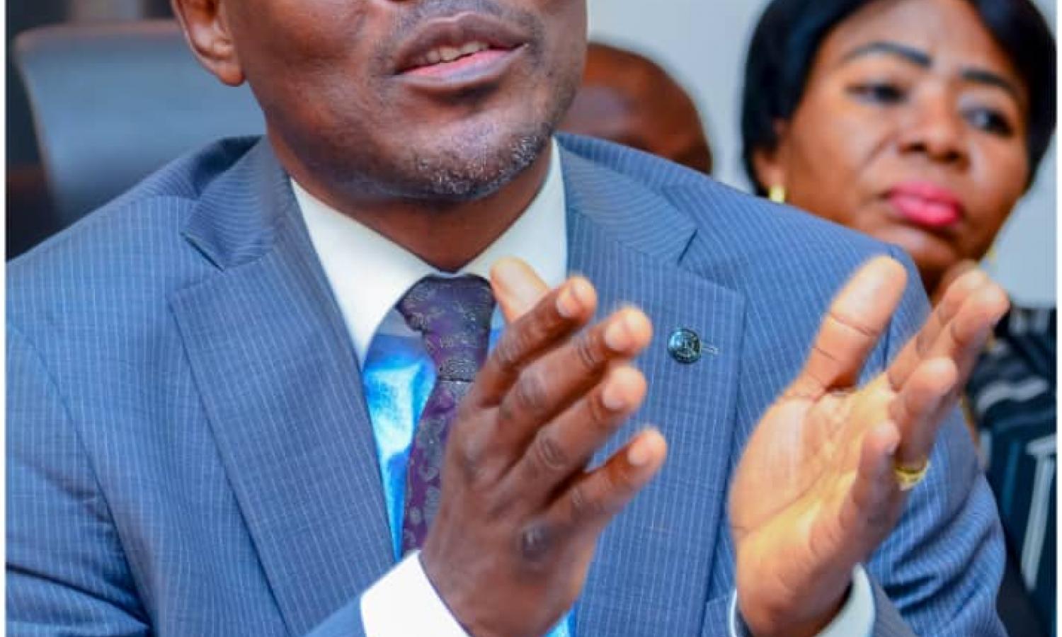 Félicien Kuluta, directeur général de la Direction Générale des Recettes de Kinshasa