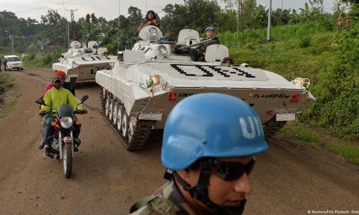 Les militaires de la MONUSCO à l'Est de la RDC