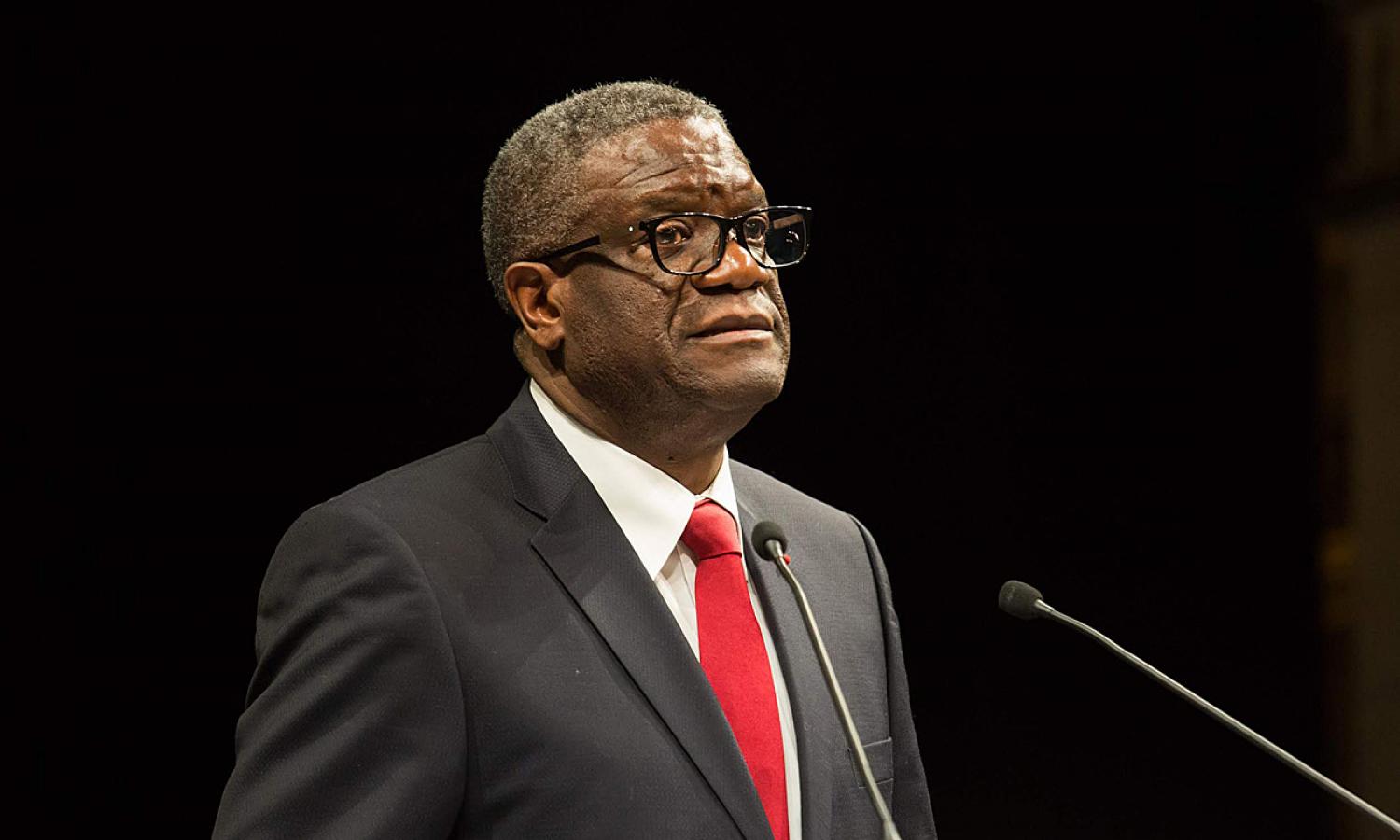 Le Prix Nobel de la paix Denis Mukwege