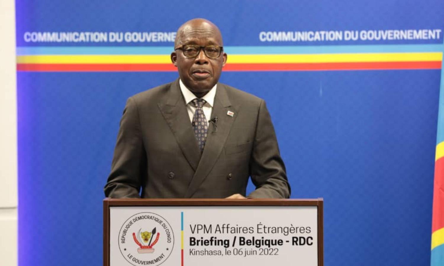Le ministre des Affaires étrangères Christophe Lutundula