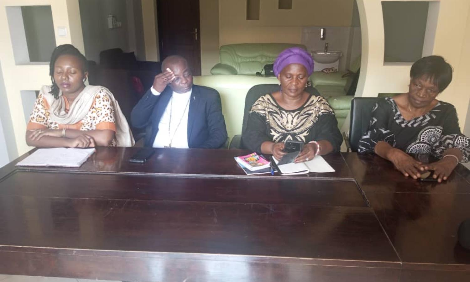 Les membres de la DYNUPS à Kinshasa 