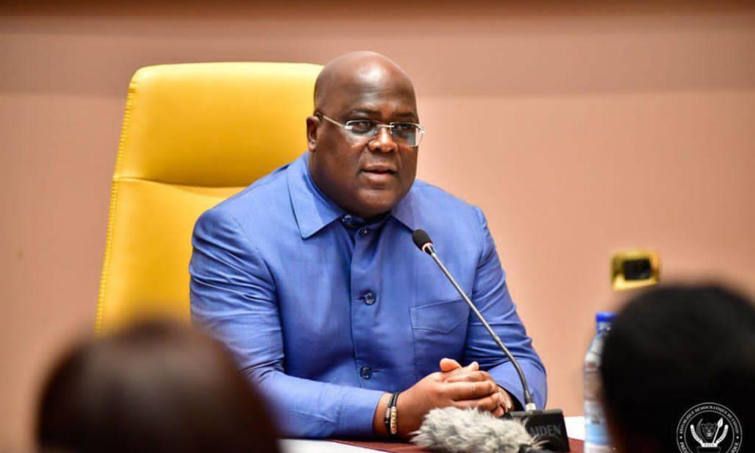 Le Président de la RDC Félix Tshisekedi 