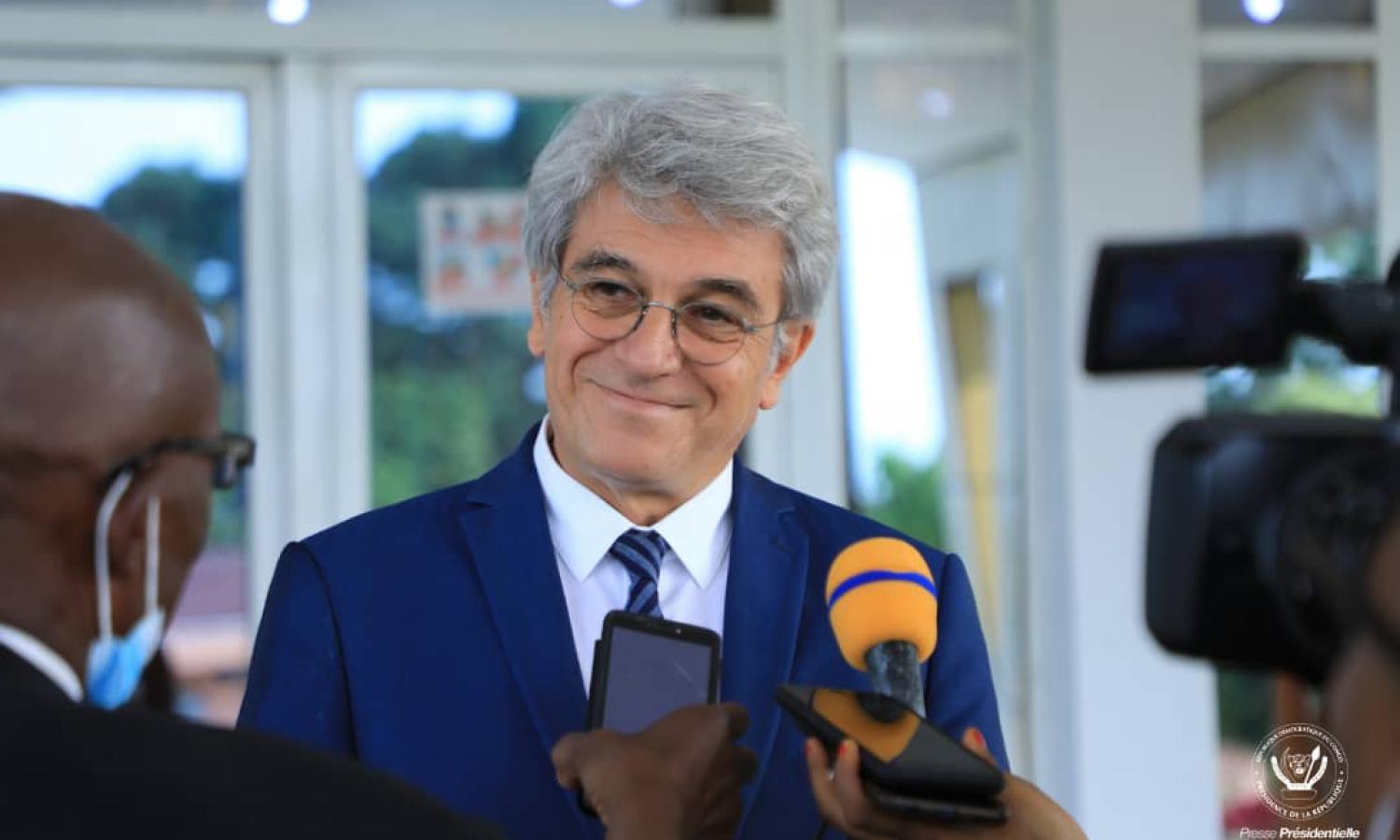 Ambassadeur de France en poste en République Démocratique du Congo Bruno Aubert
