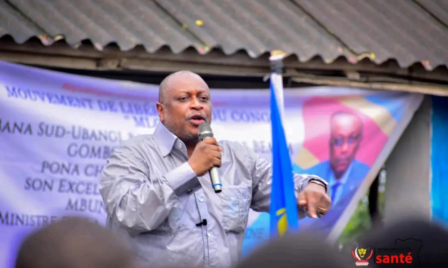 Le ministre de la Santé publique, hygiène et prévention, le Dr Jean-Jacques Mbungani Mbanda