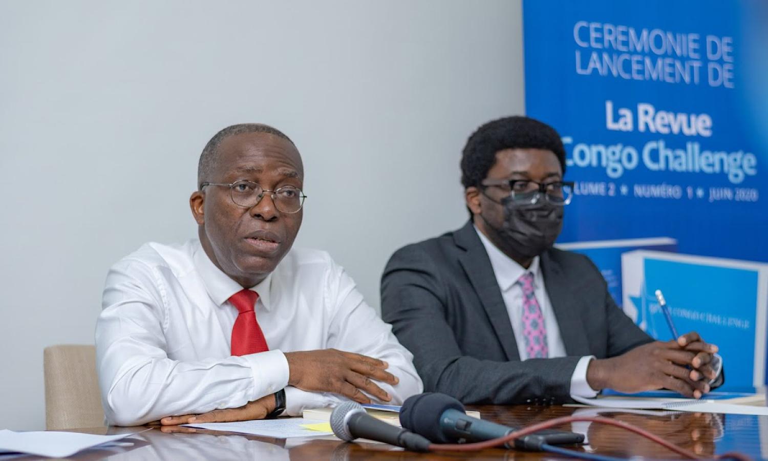 Le sénateur Augustin Matata Ponyo lors du lancement de la revue Congo Challenge