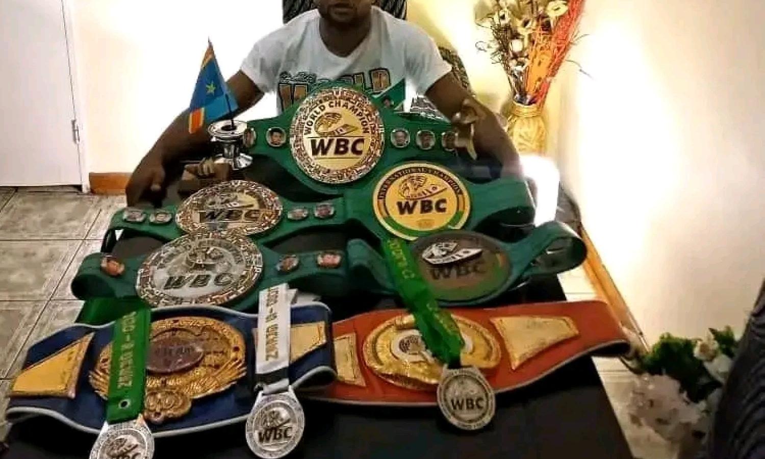 Le boxeur international congolais Junior Ilunga Makabu