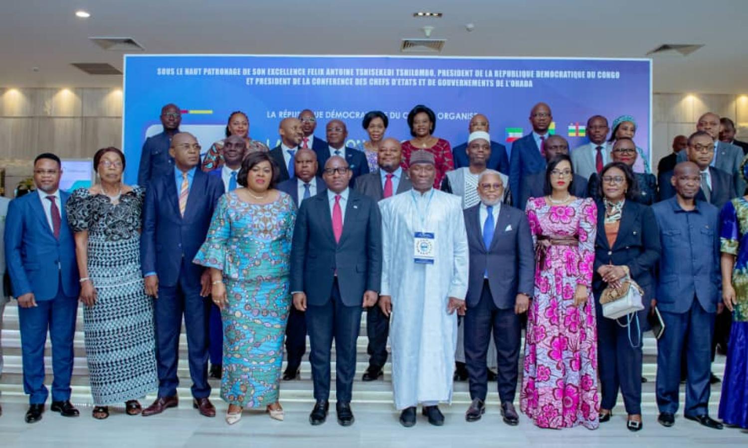 Sama Lukonde avec le conseil des ministres de l’OHADA