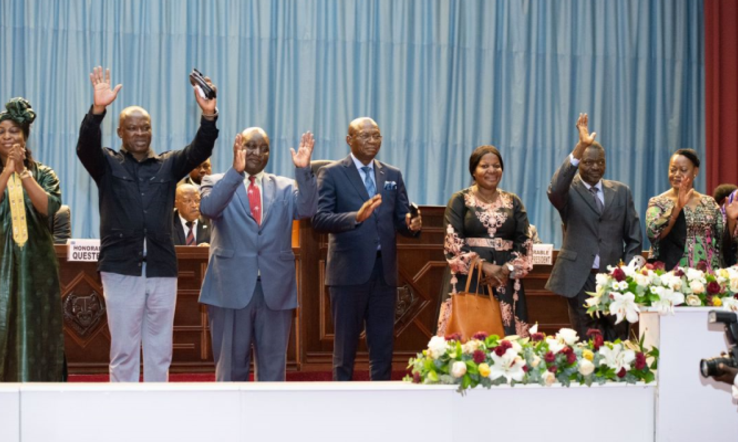 Les membres de la commission nationale de CNDH