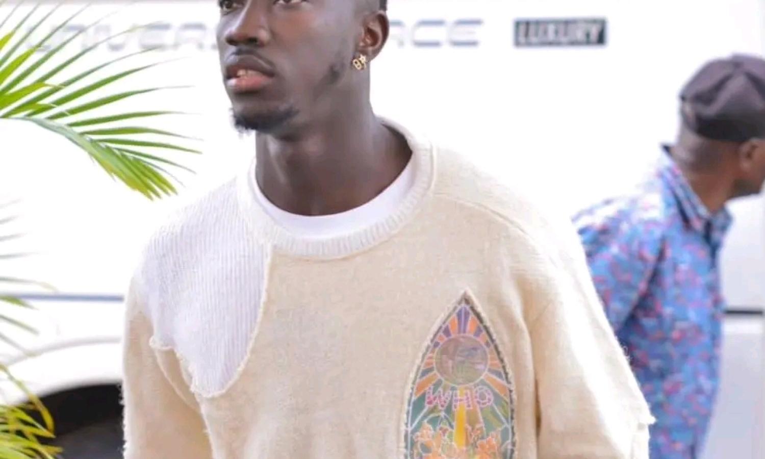 Silas Katompa, l'attaquant de vedette des Léopards lors de son arrivée à Lubumbashi 